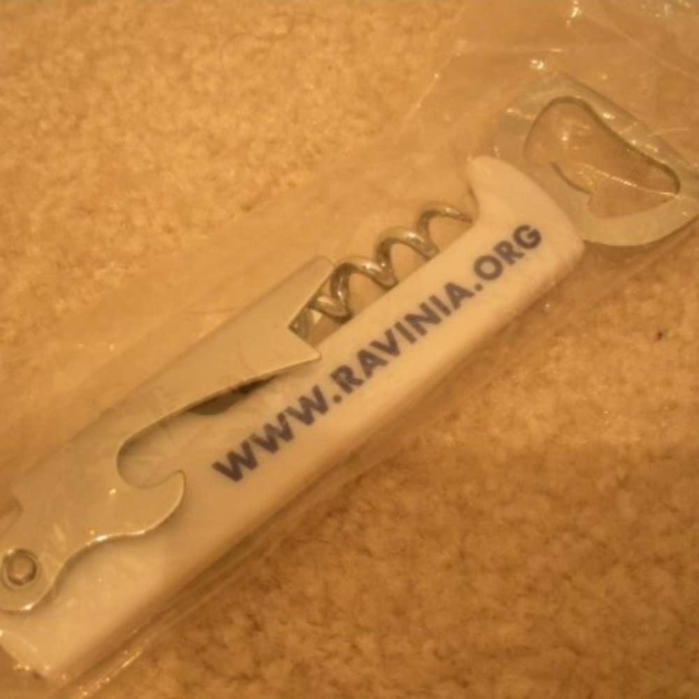 Wine Bottle Corkscrew - Can Bottle Opener from Ravinia Festival Chicago Souvenir